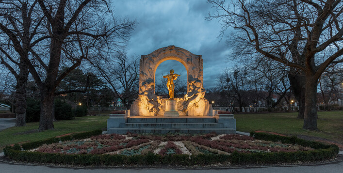 Monument to Johann Strauss, Stadtpark, Vienna, Austria