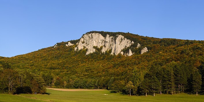 Peilstein mountain in the Vienna Woods, Lower Austria