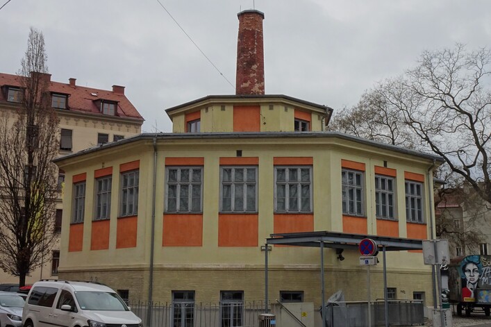 Ehem. Volksbad, nunmehr MUWA, Hinterseite