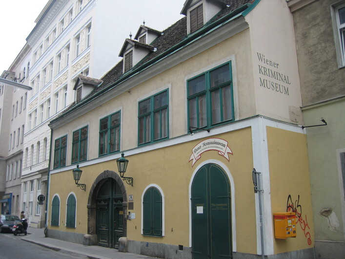 Das Gebäude des Wiener Kriminalmuseums in Wien