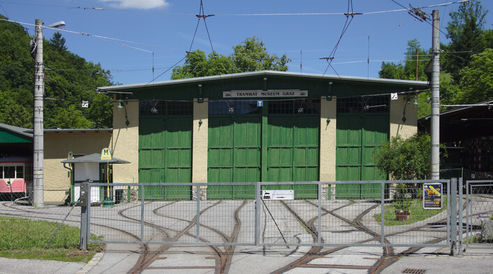Straßenbahnremise, Tramway-Museum-Graz