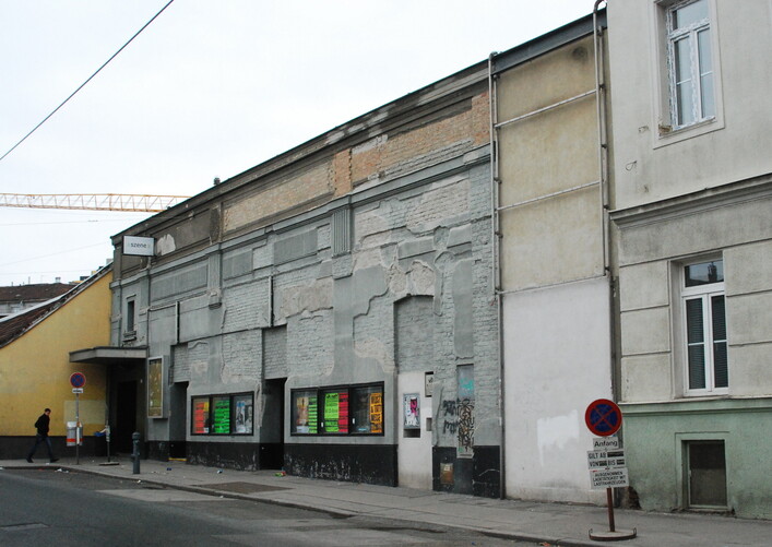 Konzertsaal Szene in der Hauffgasse in Wien-Simmering.