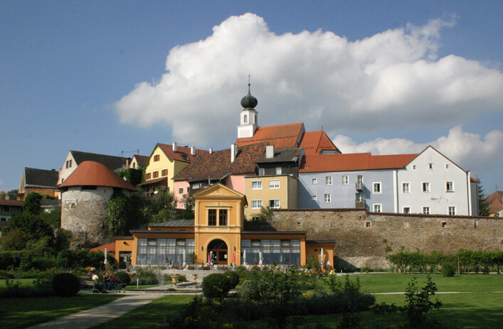 Schärding in the austrian state Upper Austria