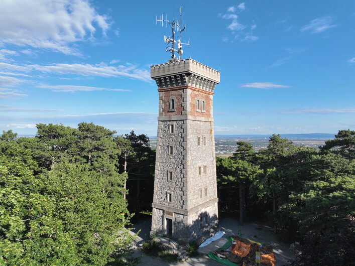 Observation tower “Jubiläumswarte” in Bad Vöslau, Lower Austria.