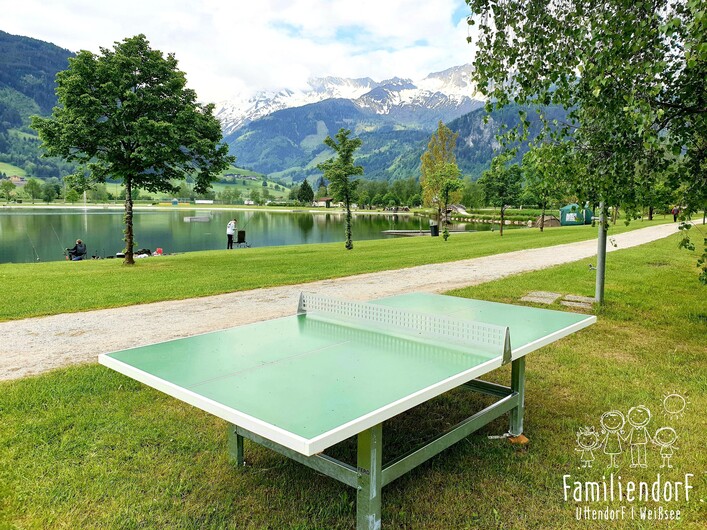 Tischtennis im Erlebnisbadesee Uttendorf