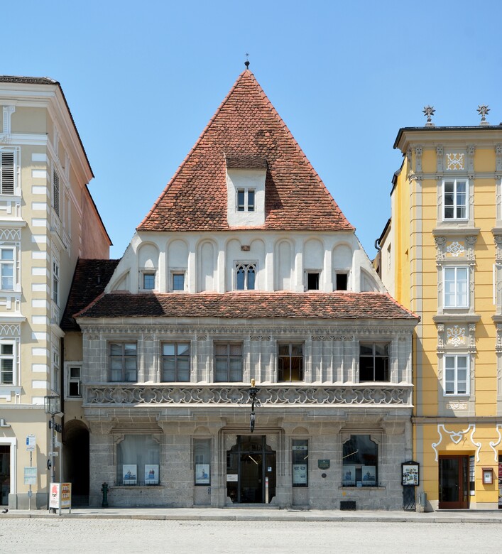 So called Bummerlhaus, Stadtplatz 32, Steyr, Upper Austria