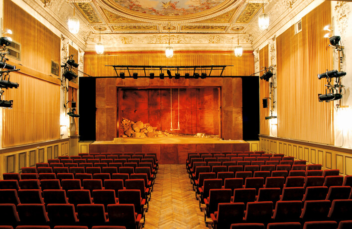 Auditorium des Vienna's Englisch Theatre