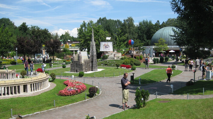 Freizeitpark Minimundus im Sommer 2011.
