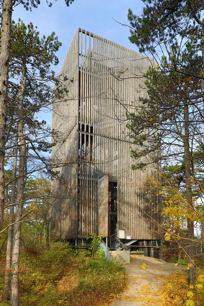 Observation tower “Theresienwarte” in Baden, Lower Austria.