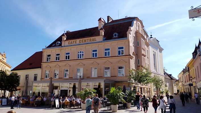 Cafe Central in Badewn near Vienna