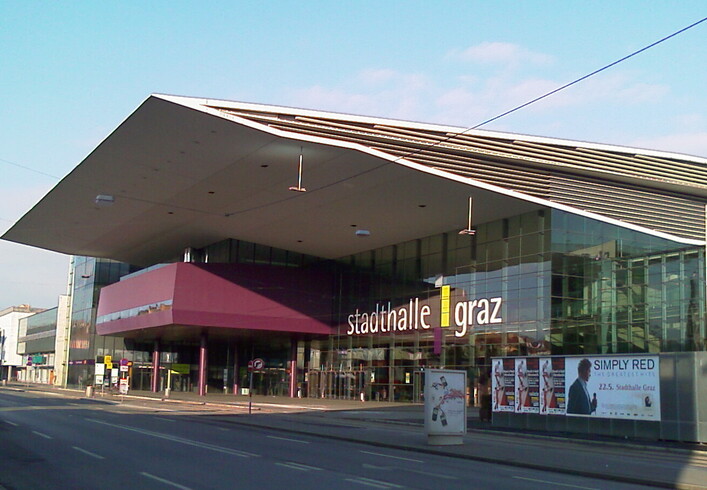 Die Grazer Stadthalle
