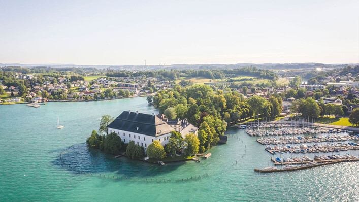 Seeschloß Kammer von oben fotografiert