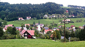 View from West to the East at Stiwoll, Styria, Austria
