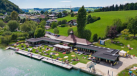 Schwimmen im Strandbad Mattsee