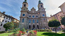 St. Jakob cathedral in Innsbruck.