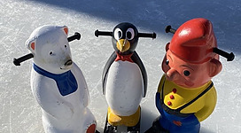 Eislaufen am Eislaufplatz Außervillgraten