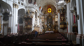 Nave of Dürnstein Abbey Church, Dürnstein
