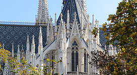 Apse of Votive Church (Votivkirche), Vienna, Austria
