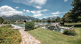 Schwimmen und entspannen im Naturbad Admont