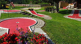 Minigolf spielen