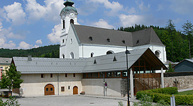 Basilica of Kleinmariazell ( Lower Austria ). Church and monastery buildings.