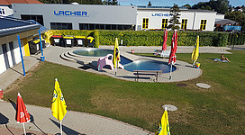 Erlebnisbad Frankenmarkt Blick auf den Kinderbereich