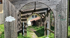 Am The Sound of music trail entlang wandern