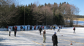 Eisstockschießen am Joslbauernteich