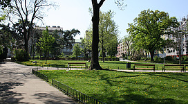 Im Schubertpark entspannen