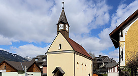 Die alte katholische Pfarrkirche und jetzige Filialkirche in der steiermärkischen Stadt Trieben.