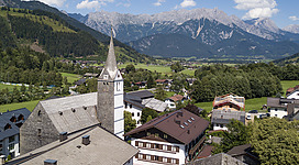 Pfarrkirche hl. Leonhard, Leogang, Salzburg, Österreich