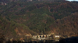 Gießenbachviadukt von Hößgang aus gesehen