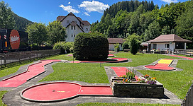 Minigolf spielen