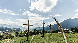 Auf den Kalvarienberg Erl spazieren