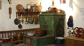 Alte Bauernstube im
Heimatmuseum 'Lipphaus'
in Strobl