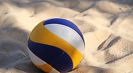 Beachvolleyball spielen