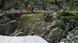 Den Klettersteig Kronprinz Rudolf begehen