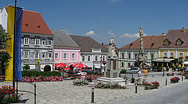 City square of Weitra in Lower Austria