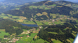 Flugfoto von Sankt Urban