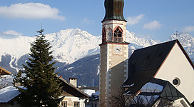 village center of Fiss, Austria