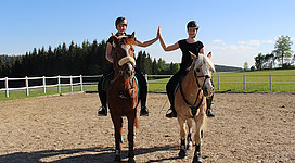 Reiten im Reiterhof Das Leitner