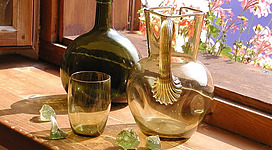 Verschiedene Glasarten