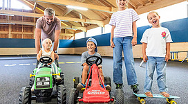 Austoben in der Freizeithale Zloam