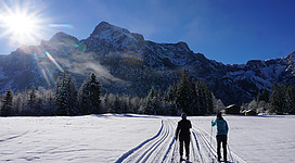 Langlaufloipe Almsee