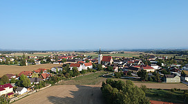 Panorama Aufnahme von Naarn im Machlande