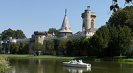 At the landscape garden (Laxenburg castles) in Laxenburg, Lower Austria, Austria.