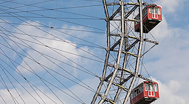Riesenrad in the Prater, Vienna, Austria