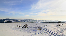 Winterlandschaft mit Weitblick