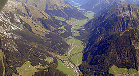 Luftaufnahme oberes Lechtal