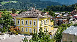 Residential building on Hauptstraße #12, market town Paternion, district Villach Land, Carinthia, Austria, EU